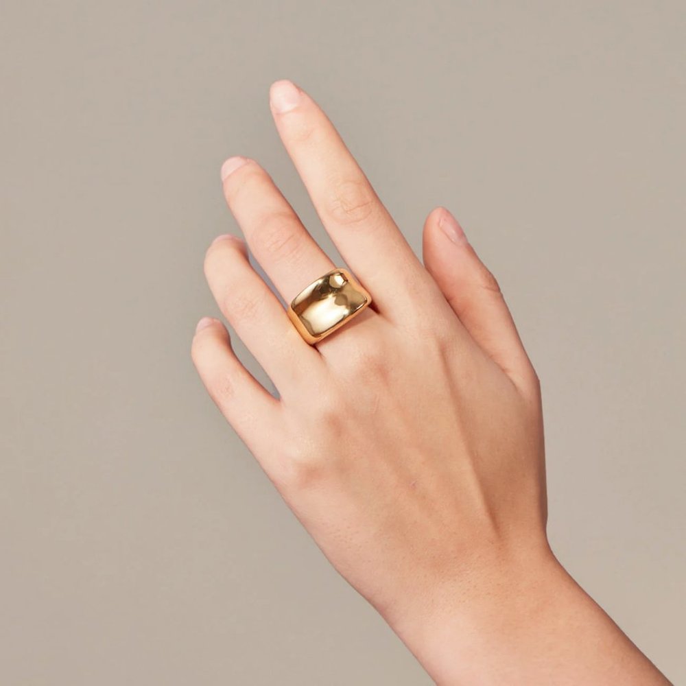 Jenny Bird Viviana Ring Gold Size 7